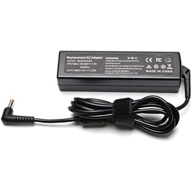 65W Laptop Charger Adapter for Lenovo G570 B570 B575 G575 B470 IdeaPad N585 N580 P500 Z580 Z585 N586 ADP-65KH B CPA-A065 PA-1650-37LC 36001651 Power Supply Cord 20V 3.25A