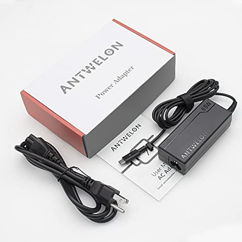 65W 45W USB C Laptop Charger Universal Type C for Lenovo Thinkpad Yoga Chromebook,HP Acer Asus Dell Chromebook Latitude xps 13 Series ANTWELON 20V 3.25A Laptop AC Adapter