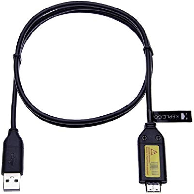 USB Charger & Data Cable for Samsung Digital Camera S, SL, ST Series: ST10, ST30, ST45, ST50, ST500, ST5000, ST510, ST5500, ST60 – Replacement for (SUC-3 SUC-5 SUC-7)