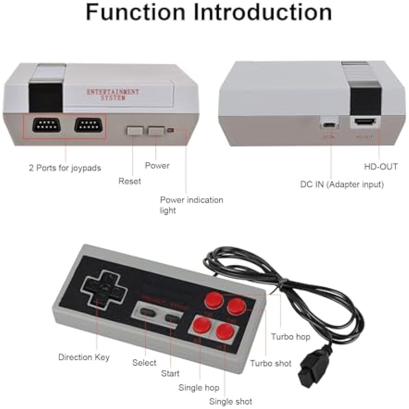 Classic Mini Retro Game Console HDMI Input, Classic Game Console Built-in with 621 Retro Games, Plug & Play Video Games for Valentine/Birthday/Thanksgiving Gift…