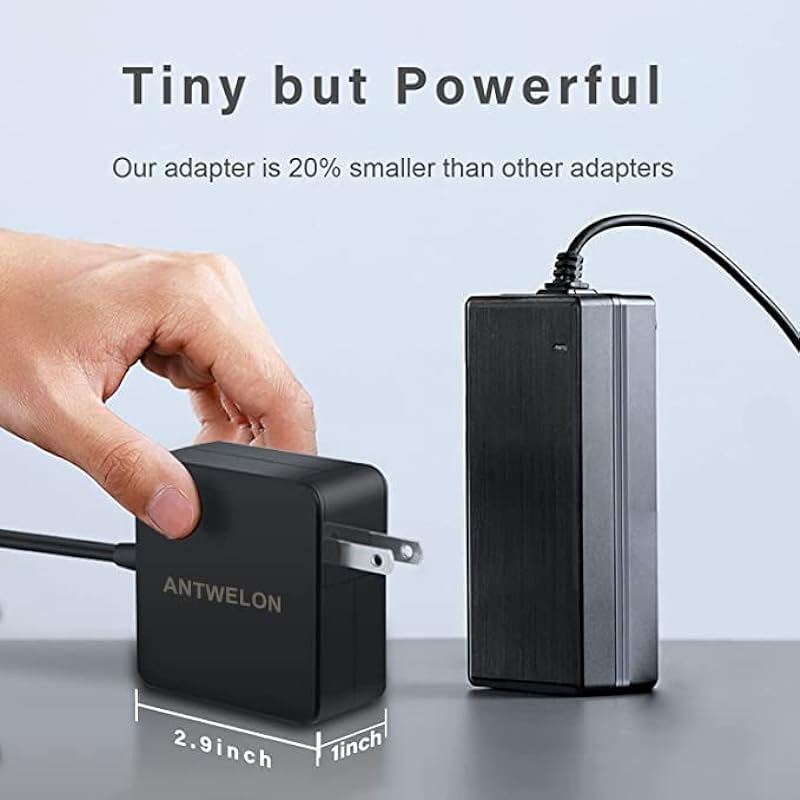 65W 45W USB C Laptop Charger Type C PD Wall Fast Charger ANTWELON Power Adapter Compatible with MacBook Pro 13,Dell Latitude Inspiron,Lenovo,HP Spectre, Acer Chromebook and Any Laptops Smart Phones