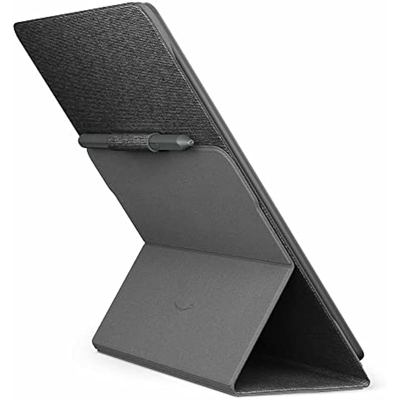 Kindle Scribe Fabric Folio Cover with Magnetic Attach (only fits Kindle Scribe) – Black