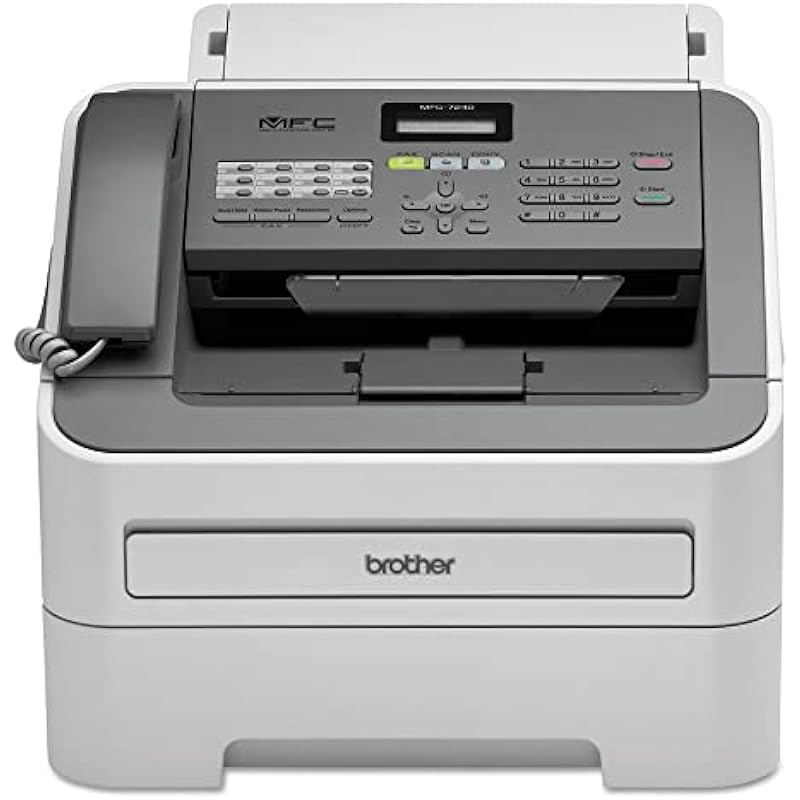 Brother MFC7240 Monochrome Laser Printer with ScannerCopier and Fax (Grey), 12.2″ x 14.7″ x 14.6″