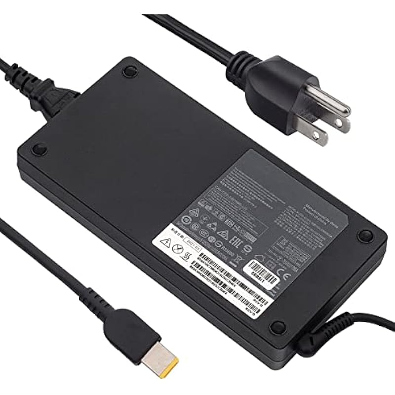 230W Laptop Charger Adapter for Lenovo IdeaPad Legion 5 5P Y540 Y545 Y740 Y730 Y900 Y910 Y920 Thinkpad P73 P53 P72 P52 P71 P51 P70 Y910 Yoga A940 ADL230NLC3A ADL230NDC3A Laptop Power Supply Cord