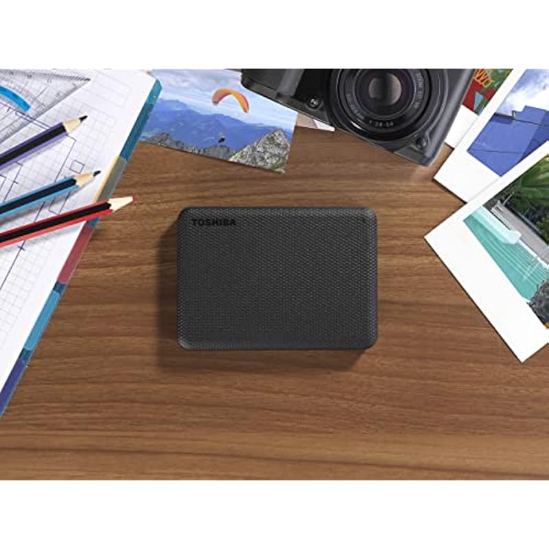 Toshiba Canvio Advance 4TB Portable External Hard Drive USB 3.0, Black – HDTCA40XK3CA