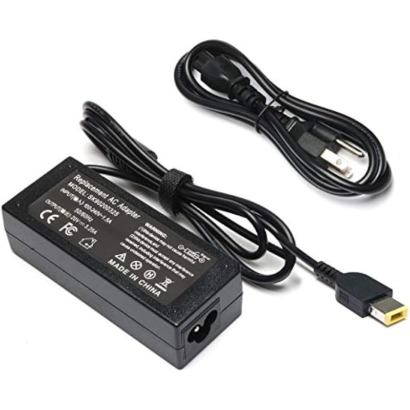 65W 45W AC Adapter Charger for Lenovo Thinkpad X1 Carbon T460 T460s T430 T470 T470s T440 T440S T450 T450s Yoga 260 370 E440 E550 E450 E460 E470 E560 E570 X240 X260 X270 X380 ADLX45NDC2A Supply Cord