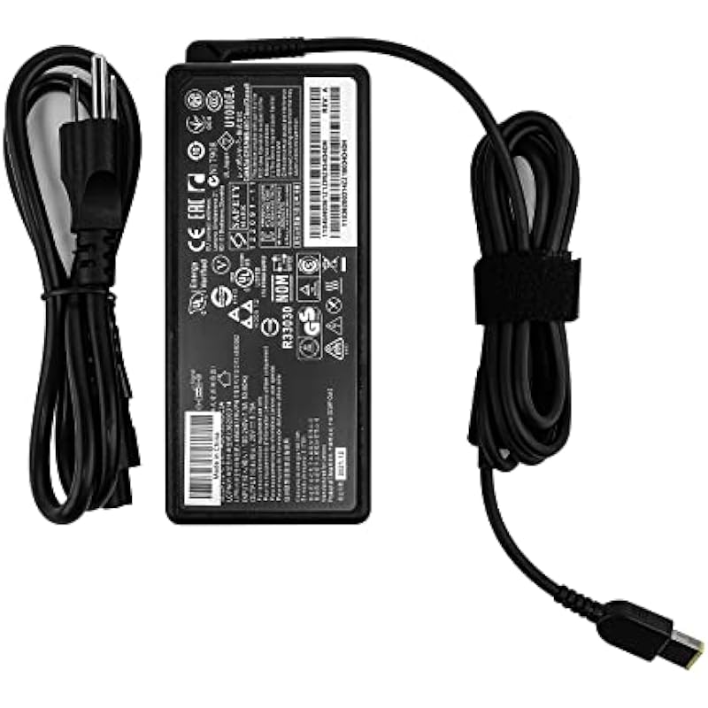 135W Slim Laptop Adapter for Lenovo ThinkPad: T440P T450P T460P T530 T540 T560 W510 20V 6.7A AC Laptop Charger IdeaPad Y40-70 Y50-70 Y70-70 Power Adapter Supply Cord
