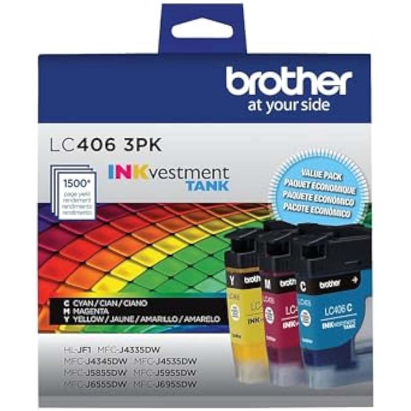 LC4063PKS Standard-Yield Colour Ink Cartridge 3-Pack