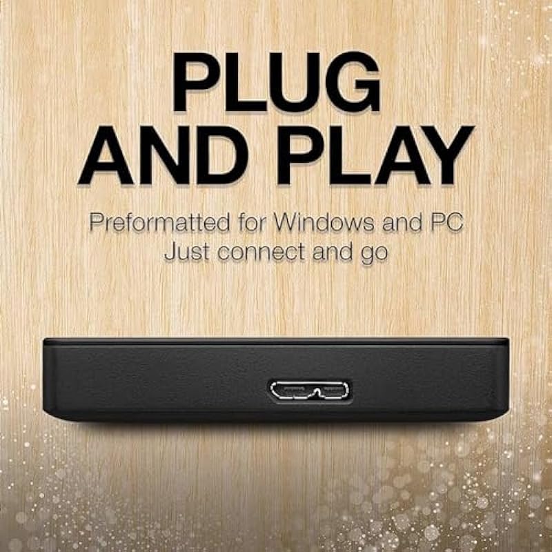 Seagate Portable 2TB External Hard Drive Portable HDD – USB 3.0 for PC, Mac, PS4, & Xbox – 1-Year Rescue Service (STGX2000400), Black
