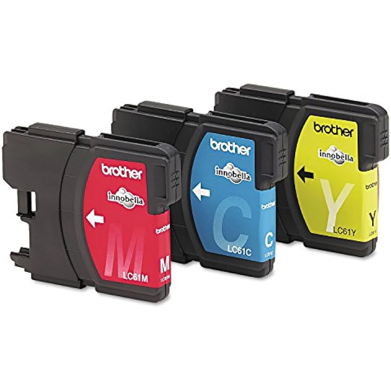 Brother LC613PKS Color Ink Cartridge – 3 piece color Pack – Retail Packaging-CyanMagentaYellow