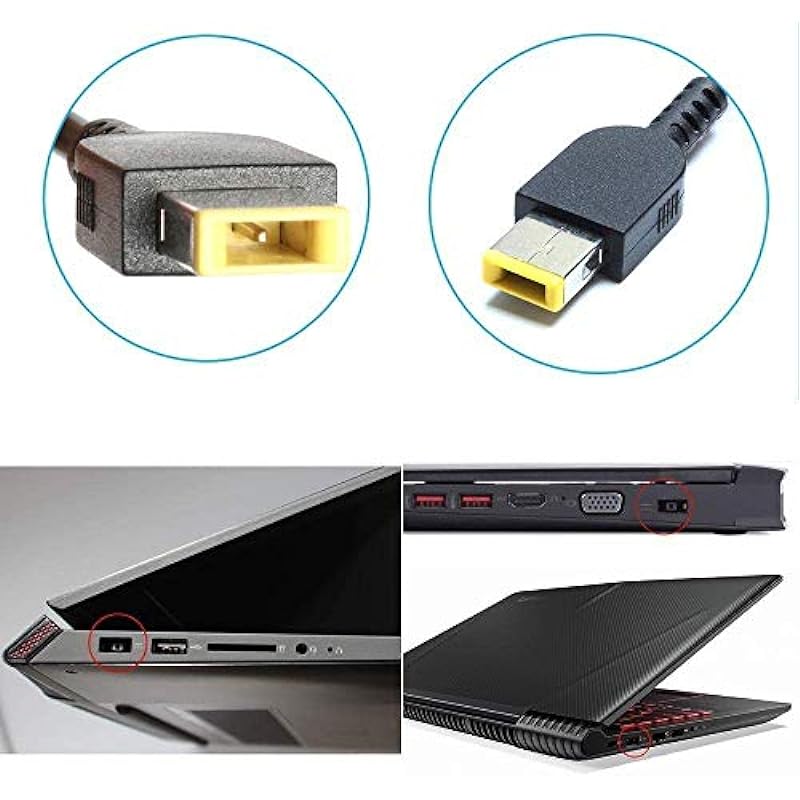 65W Laptop AC Adapter Charger Slim Power Supply Fit for Lenovo Thinkpad E440 E450 E550 E560 T430 T440 T440S T440P T450 T460 T460S T540P T560,Lenovo Yoga 13 Yoga 11S Yoga 2 Z505 Z580