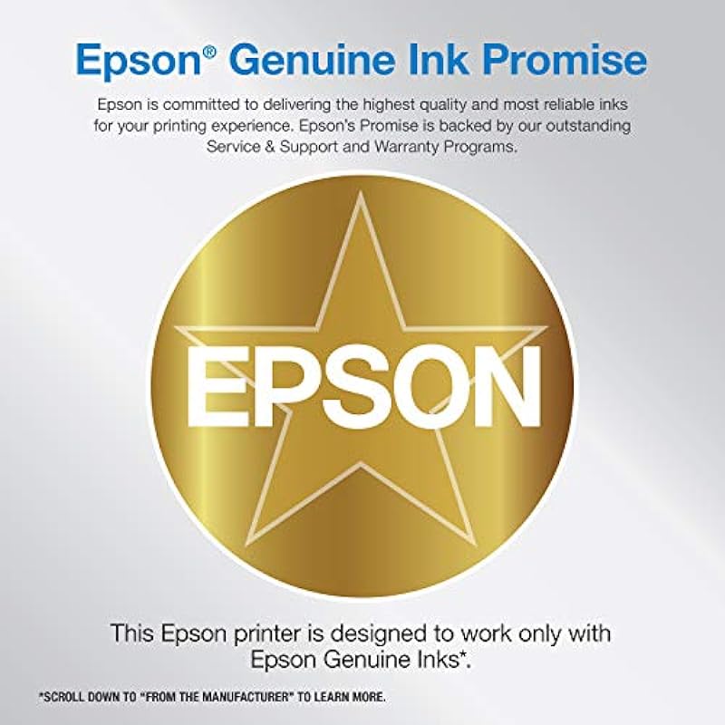 Epson Workforce Pro WF-3820 Wireless All-in-One Printer with Auto 2-Sided Printing, 35-Page ADF, 250-sheet Paper Tray and 2.7″ Colour Touchscreen , Black