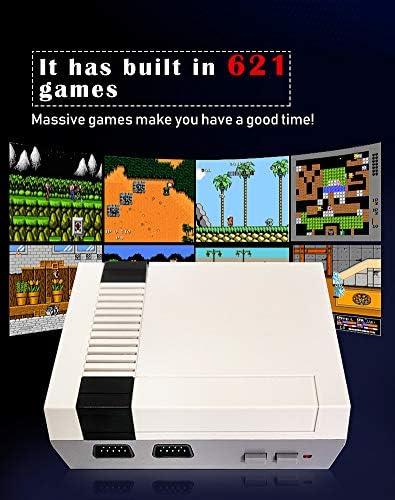 Classic Retro Game Console HDMI for TV,1080P HD Mini Video Game Consoles with 621 Games for NES Game Handle Gaming,for Kids, Boys Men Gift