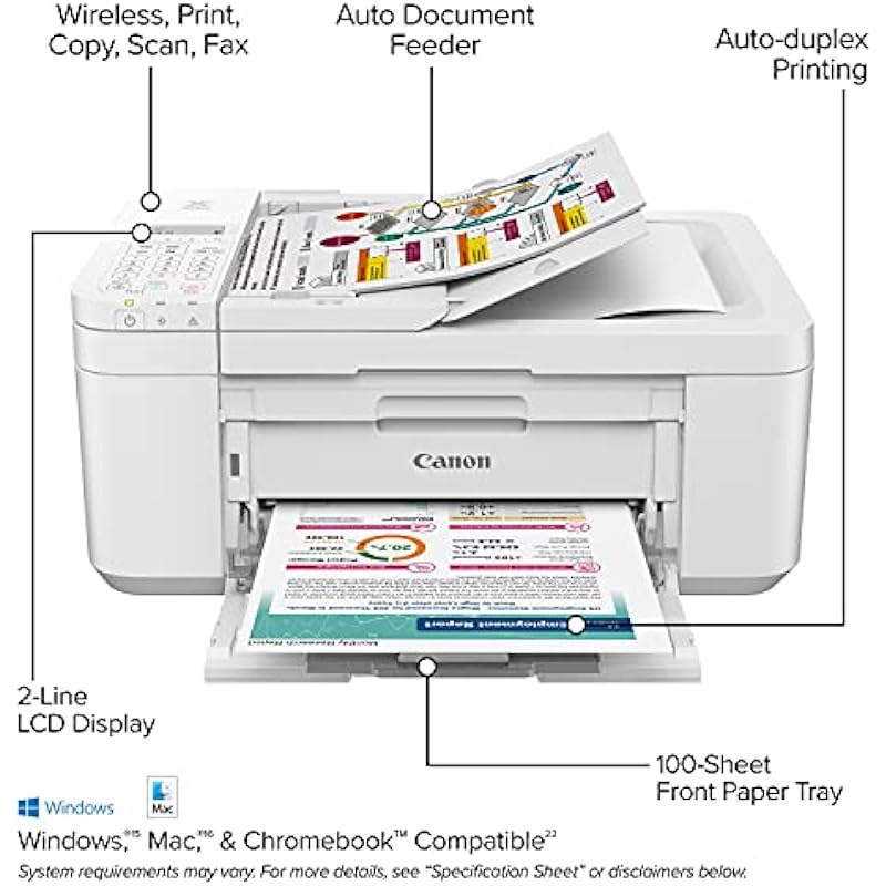 Pixma TR4720 White Wireless All-in-One Printer