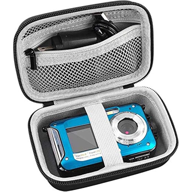Digital Camera Case Compatible with Sony DSCW800/DSCW830/Canon PowerShot ELPH 180/190/SX620/YISENCE/COMI TECH/AbergBest 21 Mega Pixels 2.7″ LCD Rechargeable HD Digital Camera with Charger(Box Only)