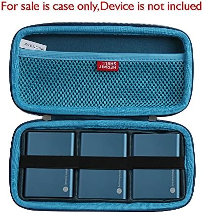 Hermitshell Hard Travel Case for Samsung T5 Portable SSD 250GB 500GB 1TB 2TB USB 3.1 External Solid State Drive (Case for 3 Hard Drives, Dark Blue)