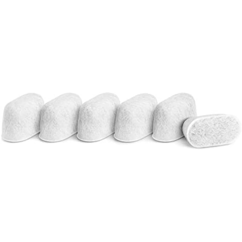 Breville Single Cup Brewer Replacement Charcoal Filters,White, 6 – BWF100