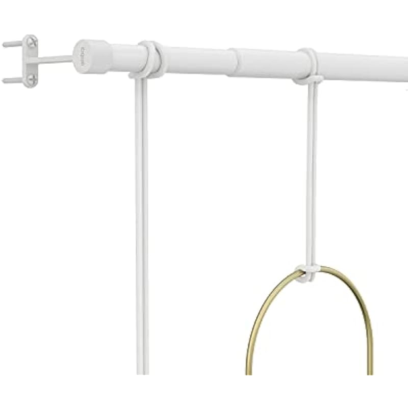 Umbra 1011748-524 Triflora Hanging Planters for Indoor Plants or Herbs, White/Brass,42″ Width