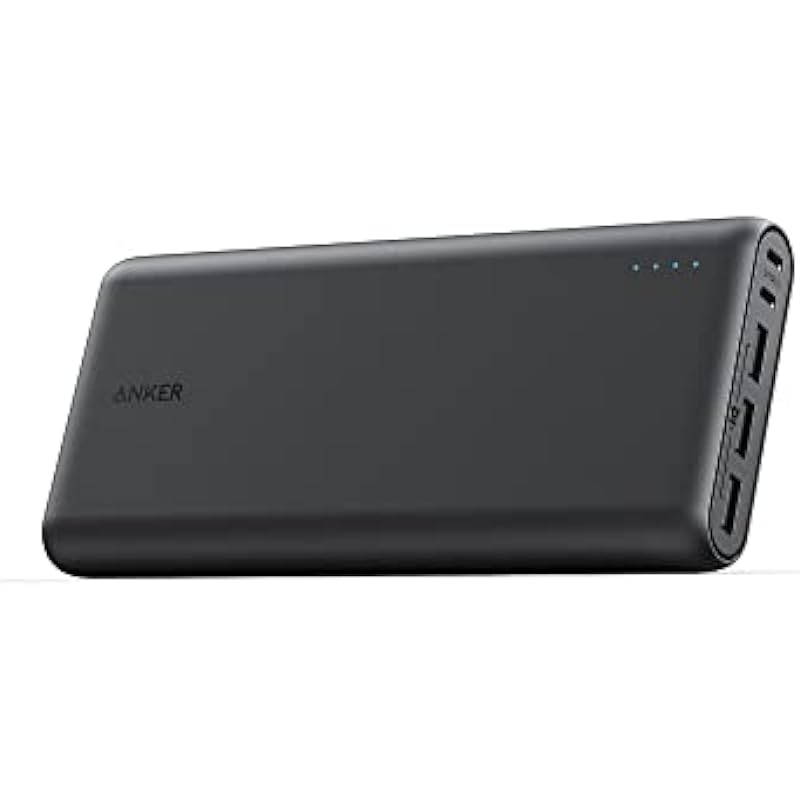 Anker Power Bank, 26,800 mAh External Battery with Dual Input Port and Double-Speed Recharging, 3 USB Ports for iPhone 15/15 Plus/15 Pro/15 Pro Max, iPad, Samsung, Android and Other Devices