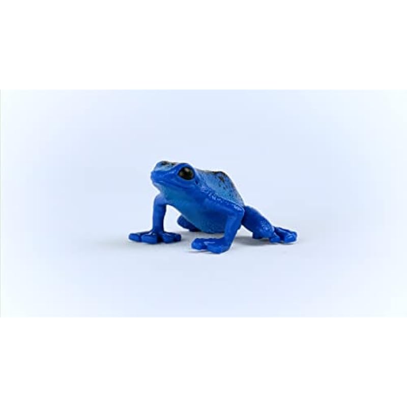 Schleich Wild Life New 2023, Wild Animal Rainforest Jungle Toys for Kids, Poison Dart Frog Toy, Blue, Ages 3+