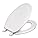 Centoco 1600-001 Elongated Plastic Toilet Seat, Standard Economy Model, White