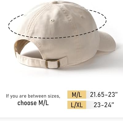 FURTALK Cotton Low Profile Baseball Cap Hat for Men Women Adjustable Dad Hat Four Seasons Classic