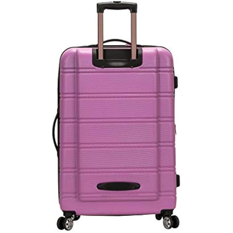 Rockland Luggage 20 Inch 28 Inch 2 Piece Expandable Spinner Set, Pink, One Size