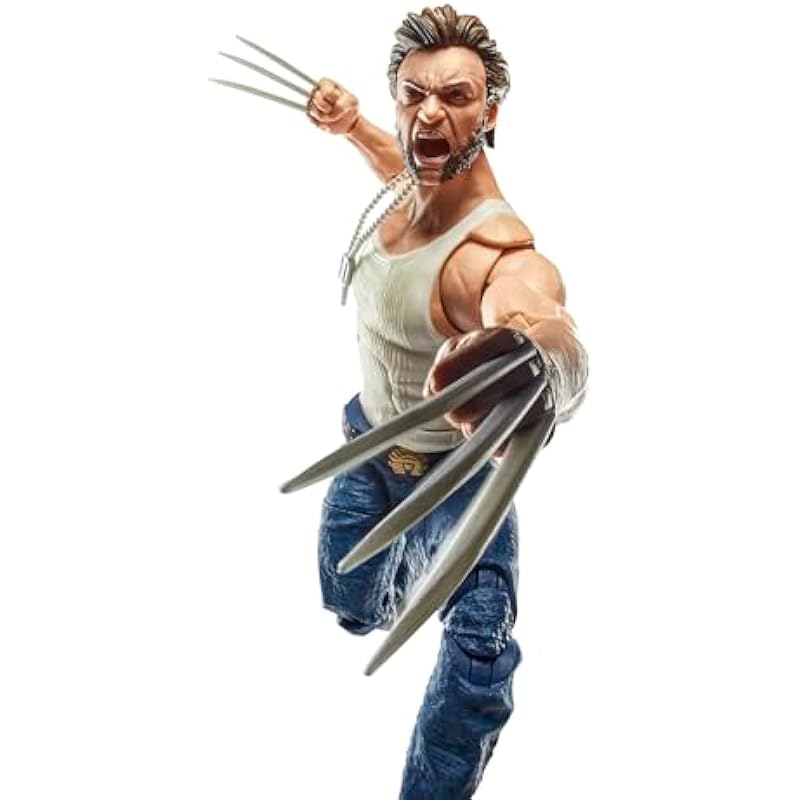 Marvel Legends Series Wolverine, Deadpool 2 Adult Collectible 6-Inch Action Figure