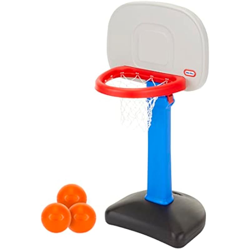 Little Tikes Easy Score Basketball Set, Blue, 3 Balls