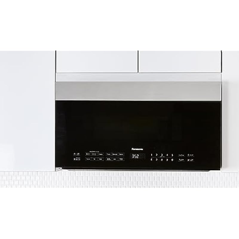 Panasonic NNSG158S Full Size 1000 W Genius Over-The-Range Microwave Oven, Stainless Steel