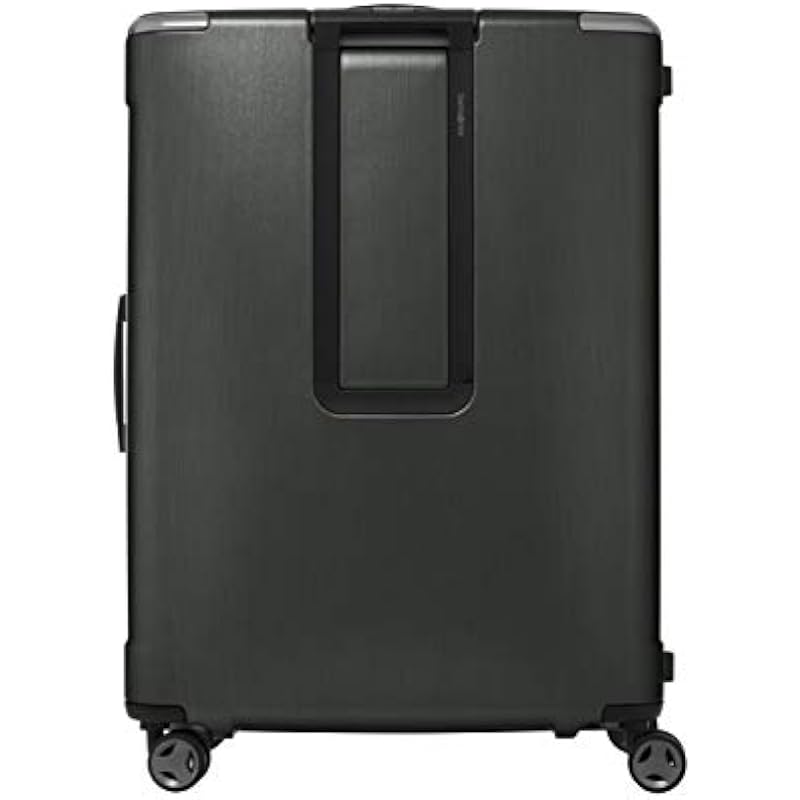 Samsonite EVOA Spinner Large Expandable Luggage (30 Inch), Brushed Black, Checked – Large (Model:120190-6342)