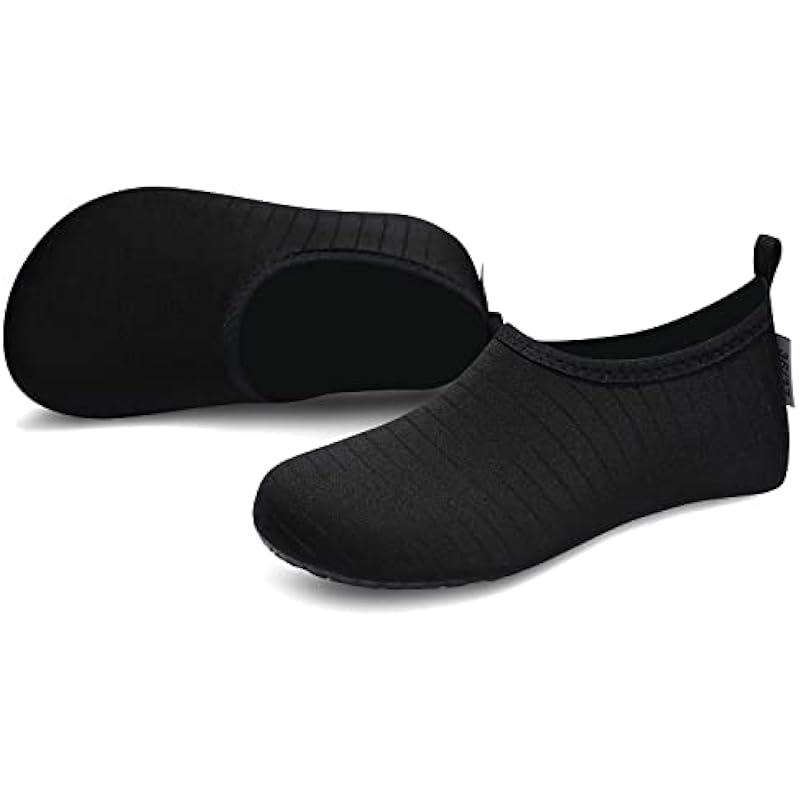 VIFUUR Water Sports Shoes Barefoot Quick-Dry Aqua Yoga Socks Slip-on for Men Women