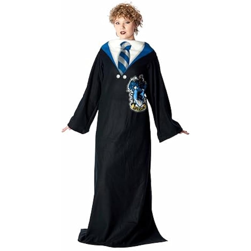 Northwest Comfy Throw Blanket with Sleeves, 48 x 71 Inches, Ravenclaw Rules