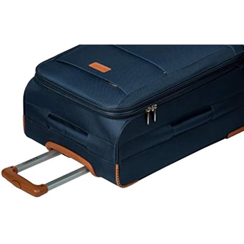 CHAMPS – ‘Classic Collection’ – 3 Piece SOFTSIDE Spinner Luggage Set (Navy)