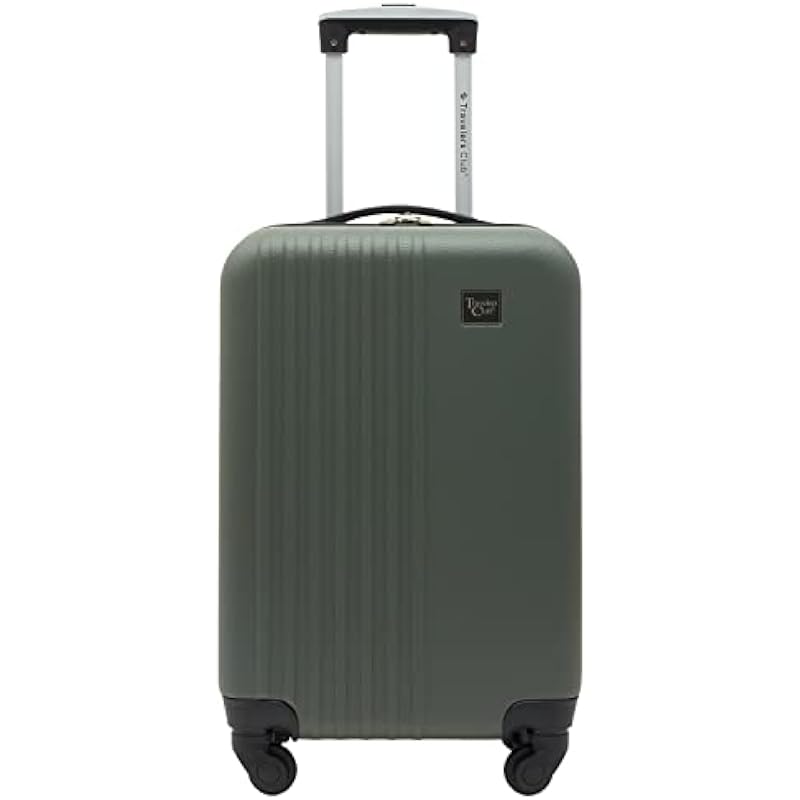 Travelers Club Cosmo Hardside Spinner Luggage, Fern Green, Carry-On 20-Inch, Cosmo Hardside Spinner Luggage