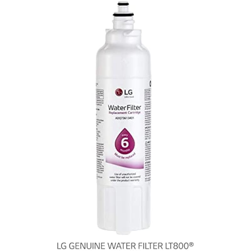 LG LT800P Genuine Replacement Refrigerator Water Filter, 1-Pack (LT600P/PC/PCS) by LG Canada