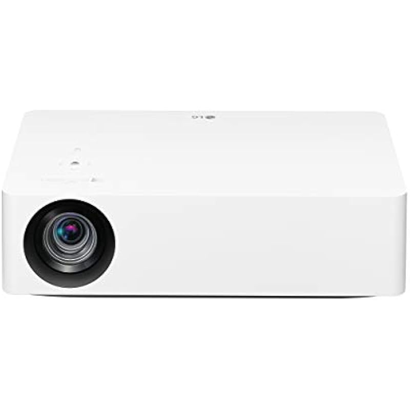 LG Cinebeam HU70LA 4K UHD (3840 x 2160) LED Projector, 1500 ANSI Lumen, 4Ch(RGBB) LED, Contrast Ratio (150K:1), Smart Home Theater with Digital TV Tuner, WebOS, White