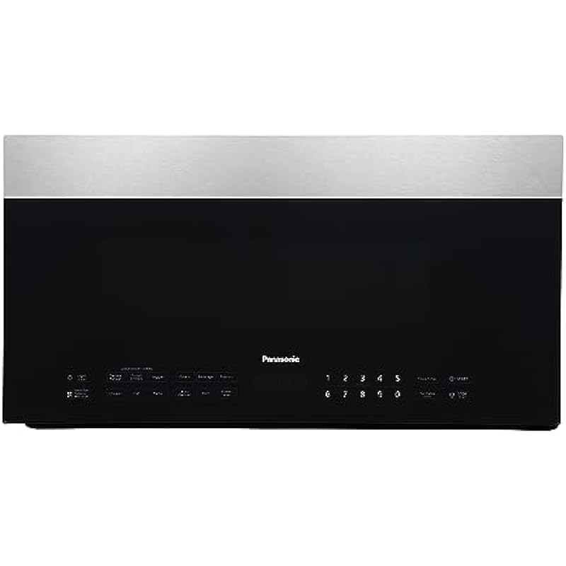 Panasonic NNSG158S Full Size 1000 W Genius Over-The-Range Microwave Oven, Stainless Steel