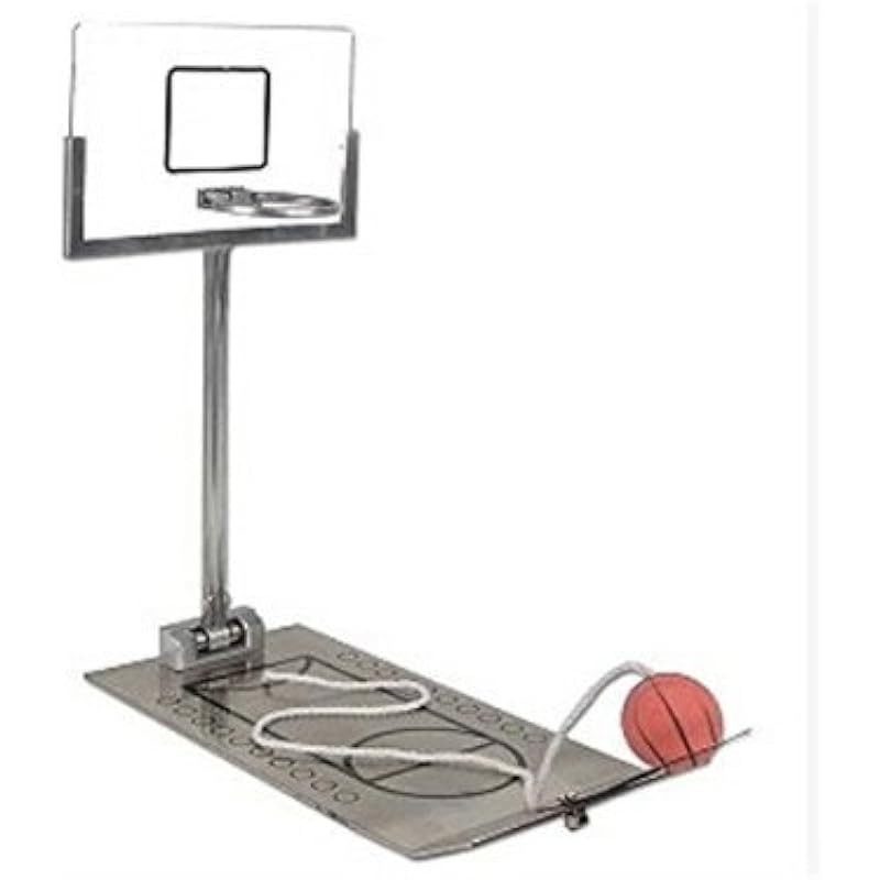 HLJgift Creative Funny Desktop Miniature Basketball Game Toy – Christmas Day Gift Fun Sports Novelty Toy or Gag Gift Idea