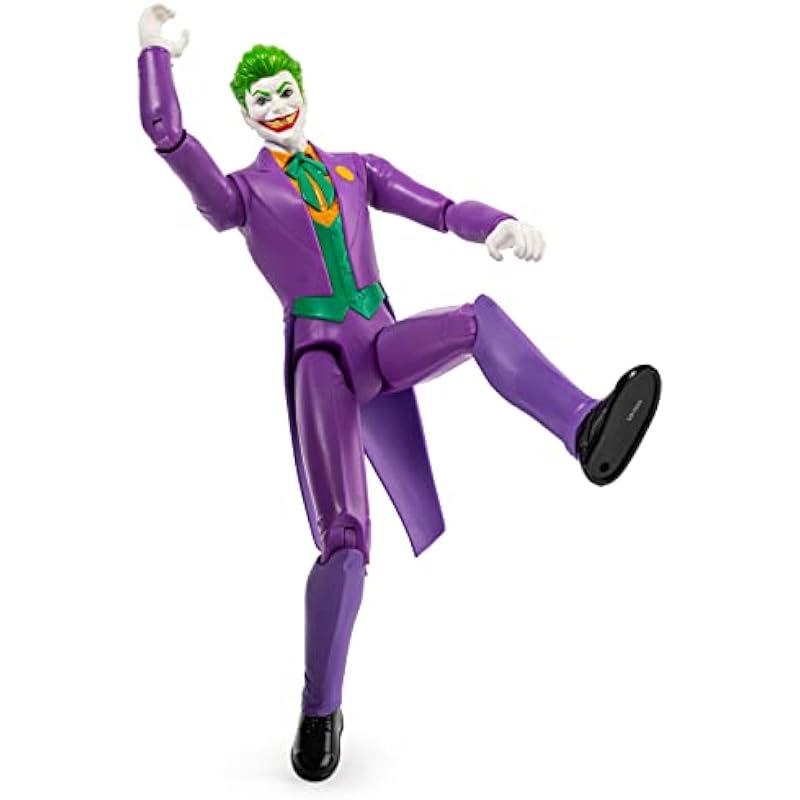 DC Comics, 12-inch The Joker Action Figure, Kids Toys for Boys and Girls Ages 3 and Up