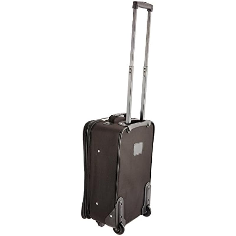 ROCKLAND Luggage 2-Piece Set, Black/Gray, One Size