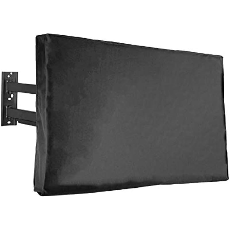 VIVO Flat Screen TV Cover Protector for 55 to 58 inch Screens, Universal, Outdoor, Weatherproof, Water Resistant (COVER-TV055B)