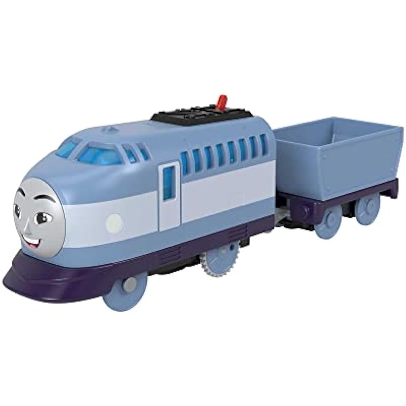 Fisher-Price Thomas & Friends Kenji Motorized Engine, Battery-Powered Toy Train for Preschool Kids Ages 3 Years and Older