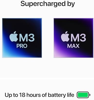 Apple 2023 MacBook Pro Laptop M3 Pro chip with 11‑core CPU, 14‑core GPU: 14.2-inch Liquid Retina XDR Display, 18GB Unified Memory, 512GB SSD Storage. Works with iPhone/iPad; Silver, English