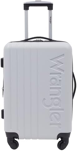 Wrangler Carry-On Luggage Set, Grey, Grey, Carry-on Luggage Set