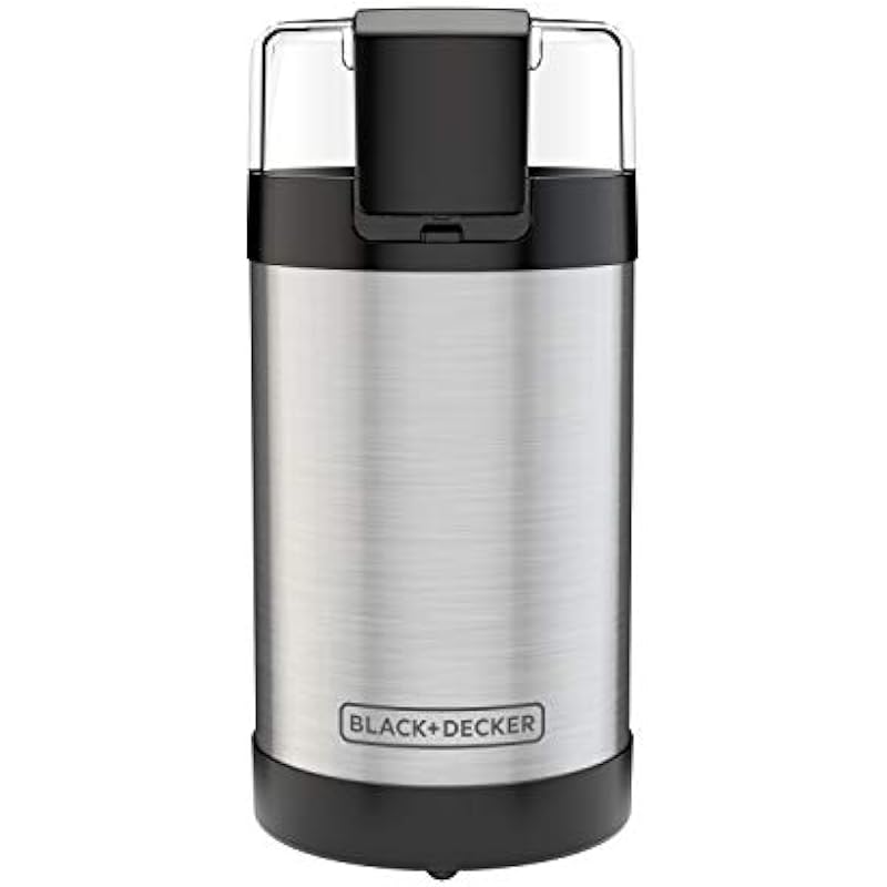 Black & Decker CBG110SC Easy Touch Electric Smartgrind Coffee & Spice Grinder, Black