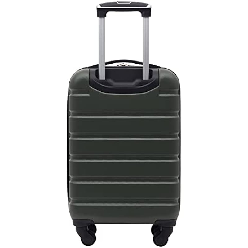 Wrangler Hardside Carry-on Spinner Luggage, Deep Depth, Carry-On 20-Inch, Hardside Carry-on Spinner Luggage