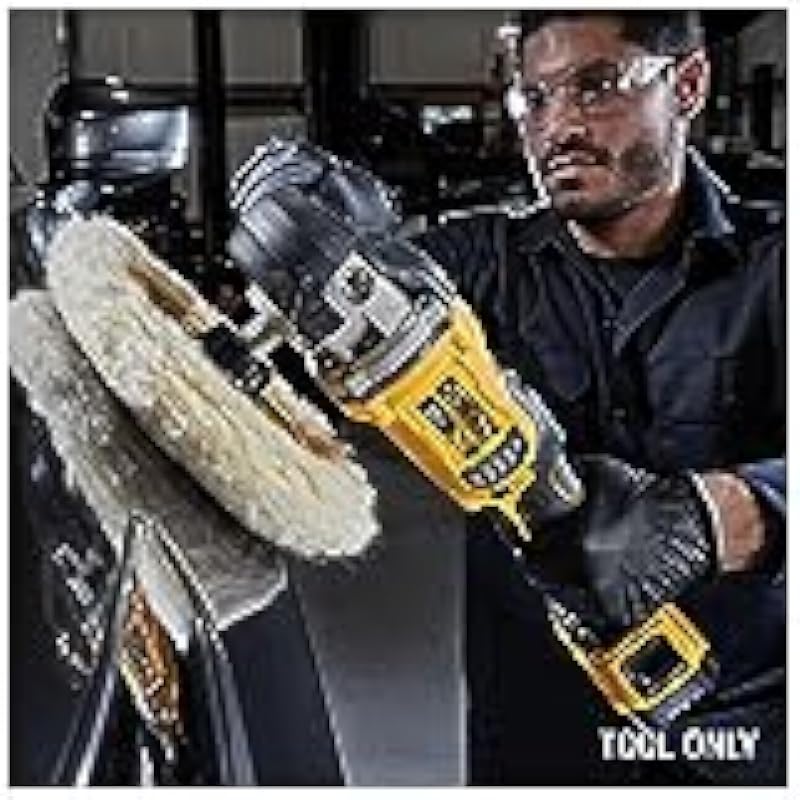 DEWALT 20V MAX* XR Cordless Polisher, Rotary, Variable Speed, 7-Inch, 180 mm, Tool Only (DCM849B)