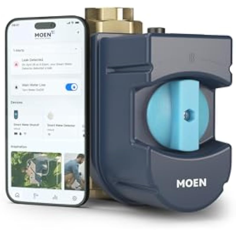 Moen 900-002 Flo by Moen 1-1/4-Inch Smart Water Shutoff