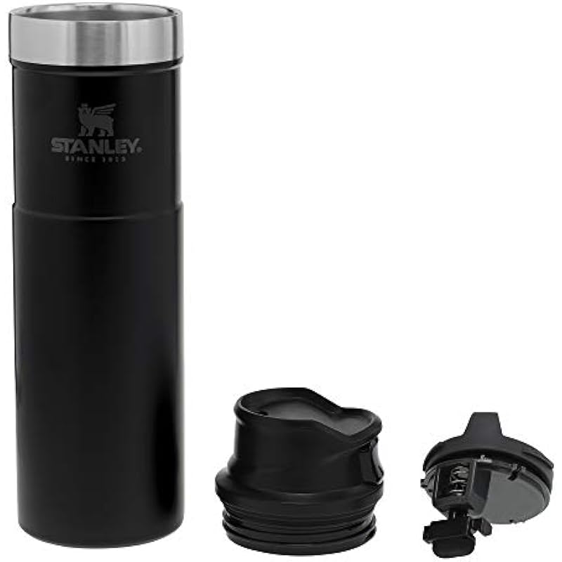 Stanley Classic Trigger Action Travel Mug 20 oz –Leak Proof + Packable Hot & Cold Thermos – Double Wall Vacuum Insulated Tumbler for Coffee, Tea & Drinks – BPA Free Stainless-Steel Travel Cup